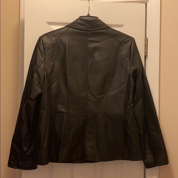 East 5th Black Leather Jacket - Picture 2 of 3